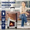 MuchoWow® Koffer Handgepäck Trolley Rollkoffer Kleine Produktbild-Vorschau 2