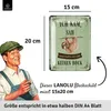 LANOLU Retro Blechschild Faultier, lustige Sprüche Schild Produktbild-Vorschau 3