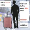 COCOONO® Emotion Koffer FROZEN PINK - MITTELGROß 66L Produktbild-Vorschau 4