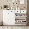 Puluomis Schuhschrank Schuhkipper mit 2 Schubladen und Produktbild-Vorschau 9