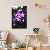 MuchoWow® Poster Blumen - Lila - Schwarz - Weiß 60x90 cm - Produktbild-Vorschau 6