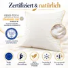 Federkissen 50x50 cm | Kissenfülung 700g 100% Federn | Produktbild-Vorschau 2