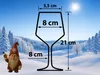 Exoda Weinglas Weihnachtswichtel Rentierschlitten 1 Stück Produktbild-Vorschau 4