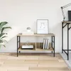 vidaXL Knihovna Sonoma dub 82 x 32 x 47 cm Materiál na bázi Náhled obrázku produktu 4
