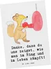 Mr. & Mrs. Panda Postkarte Boxen Trainerin - Weiß - Produktbild-Vorschau 1