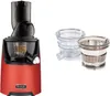 Kuvings Evo 820 rot + Creme & Smoothie Strainer Produktbild-Vorschau 1