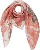 Baumwolltuch zweifarbig marmoriert grau rot 100x100cm Produktbild-Vorschau 1