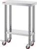 Stół roboczy 61 x 30 x 85 cm ze stali nierdzewnej udźwig Podgląd zdjęcia produktu 9