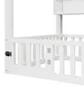 Hausbett 90x200 cm mit Sicherheitszaun und 7-Farben-LED, Produktbild-Vorschau 19