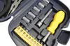 A close-up view of a tool kit, showing various bits and sockets. Produktbild-Vorschau