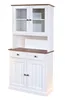Wright Buffet, 2 portes, 2 portes vitrées, 2 tiroirs, Voir les images du produit 3