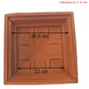 Chapeau Pilier 30x 30 Pointe Diamant Bandeau Carré - Rouge Voir les images du produit 5