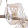 Hängeleuchte Metall Rauchglas H: max. 156 cm Beige Cognac Produktbild-Vorschau 5