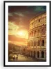 Gerahmtes Poster - Schwarzer Rahmen - Coloseum Roma Produktbild-Vorschau 1