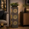 EASYmaxx LED-Dekosäule Beton-Optik mit Pflanzschale Mandala Produktbild-Vorschau 14