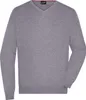 Klassischer Baumwoll-Pullover grey-heather, Gr. M Produktbild-Vorschau 1