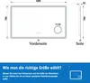 Badspigel mit Steckdose 120×70cm Bluetooth LED Produktbild-Vorschau 7