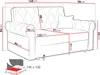 MIRJAN24 Schlafsofa Sofa Viva Roma III mit Schlaffunktion Produktbild-Vorschau 7