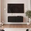 Meuble TV bas Idohome Angel 100 cm noir mat - Meuble TV, Voir les images du produit 2