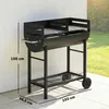 Wózek do grillowania na węgiel drzewny Outsunny z 2 Podgląd zdjęcia produktu 3