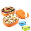 2/1 Schicht Edelstahl Isoliert Bento Lunchbox Produktbild-Vorschau 3