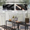 Outdoor Möbelset 3-tlg. Festgarnitur Sitzgruppe Produktbild-Vorschau 4