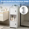 Kleiner Badezimmerschrank, Schmaler, Badezimmerschrank, für Produktbild-Vorschau 6