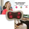 Masážny vankúš s funkciou tepla, 3D masáž, elektrický Náhľad obrázku produktu 5