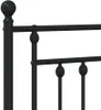 vidaXL Ersatz-Kopfteil Metall Schwarz 80 cm Produktbild-Vorschau 6