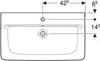Geberit 501698001 Renova Plan Waschtisch, 85x48cm Produktbild-Vorschau 6
