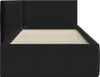 vidaXL Hoekbed met hoofdeinde, zwart, 90 cm x 200 cm, Productafbeelding-voorbeeld 6