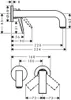 hansgrohe AXOR Citterio Waschtischmischer, Rautenschliff, Produktbild-Vorschau 2