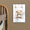 MuchoWow® - Leinwandbilder - Bär - Baby - Tier - Kinder, Produktbild-Vorschau 5