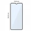 A diagram of a smartphone screen protector with dimensions indicated. Produktbild-Vorschau
