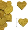 Oblique Unique 25 Holz Herzen gold Glitzer Konfetti Produktbild-Vorschau 2