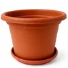 BigDean 1 Stück Blumentopf mit Untersetzer rund ø 35 cm Produktbild-Vorschau 1