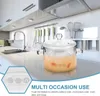 Hitzebeständiger Glastopf Mit Deckel 1600Ml Borosilikatglas Produktbild-Vorschau 2