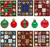 Christbaumkugeln Set 44 Metallic Lackiert Widerstandsfähig Produktbild-Vorschau 3