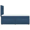 Boxspringbett mit Matratze Blau 80x200 cm Stoff Produktbild-Vorschau 5