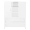 vidaXL Waschmaschinenschrank Hochglanz-Weiß 70,5x25,5x90 cm Produktbild-Vorschau 3