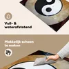 KitchenYeah© Herdabdeckplatte Yin und Yang auf Stein , Produktbild-Vorschau 2