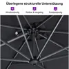 PURPLE LEAF Sonnenschirm Rechteckig, 300 x 400 cm Aluminium Produktbild-Vorschau 4