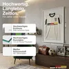 K-Möbel Rám na dres z pravého dreva 70 x 100 cm, biely – Náhľad obrázku produktu 2