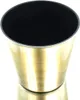 A close-up view of a gold-colored, conical pot with a black interior, set against a white background. Produktbild-Vorschau