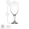 6x 205ml Bicchieri da vino bianco impero - Piccolo Anteprima dell’immagine prodotto 3
