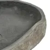 vidaXL Lavabo in pietra di fiume ovale 45-53 cm - Lavabo da Anteprima dell’immagine prodotto 7