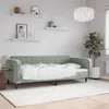 vidaXL Łóżko dzienne jasnoszare 90x190 cm aksamitne Podgląd zdjęcia produktu 2