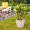 KADAX 3x Doniczka 16cm Osłonka z Podstawką Kremowa Podgląd zdjęcia produktu 7
