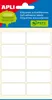 Etichette autoadesive 19 x 40 mm - bianco 60 pz Anteprima dell’immagine prodotto 1