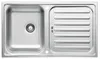 Edelstahl Einbauspüle Spülbecken Küchenspüle spüle 86 x 50 Produktbild-Vorschau 2